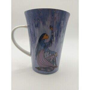 Oscardo Maxine Noel Signed Rainmaker Sioux Artist Porcelain Coffee Mug New